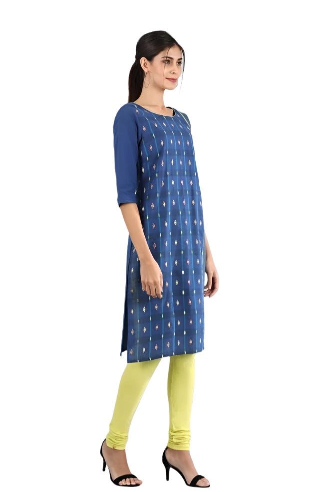 Blue Straight Kurta in Berlin
