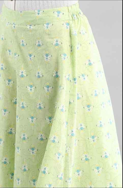 Green Printed Culottes in Essen