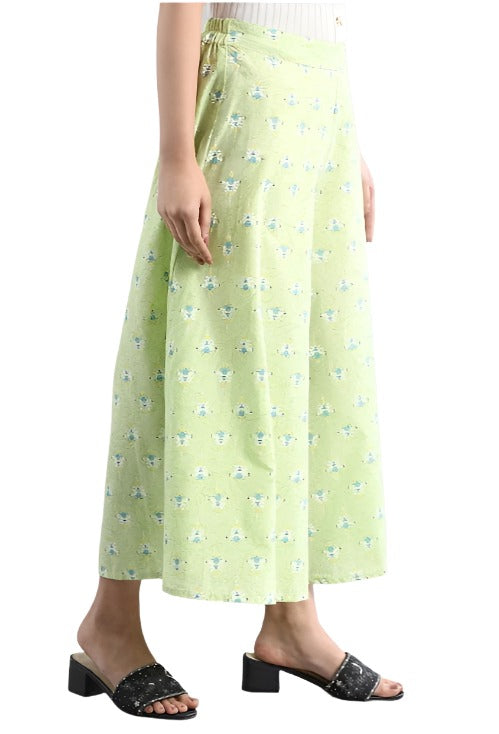 Green Printed Culottes in Essen
