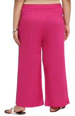 Pink Solid Palazzos in Essen