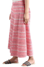 Pink Flared Culottes in Germany