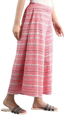 Pink Flared Culottes in Germany