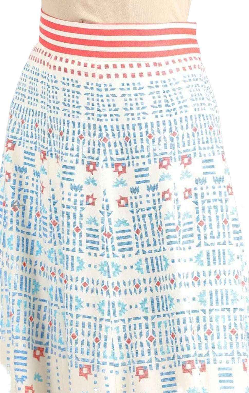 White Printed Skirt in Germany