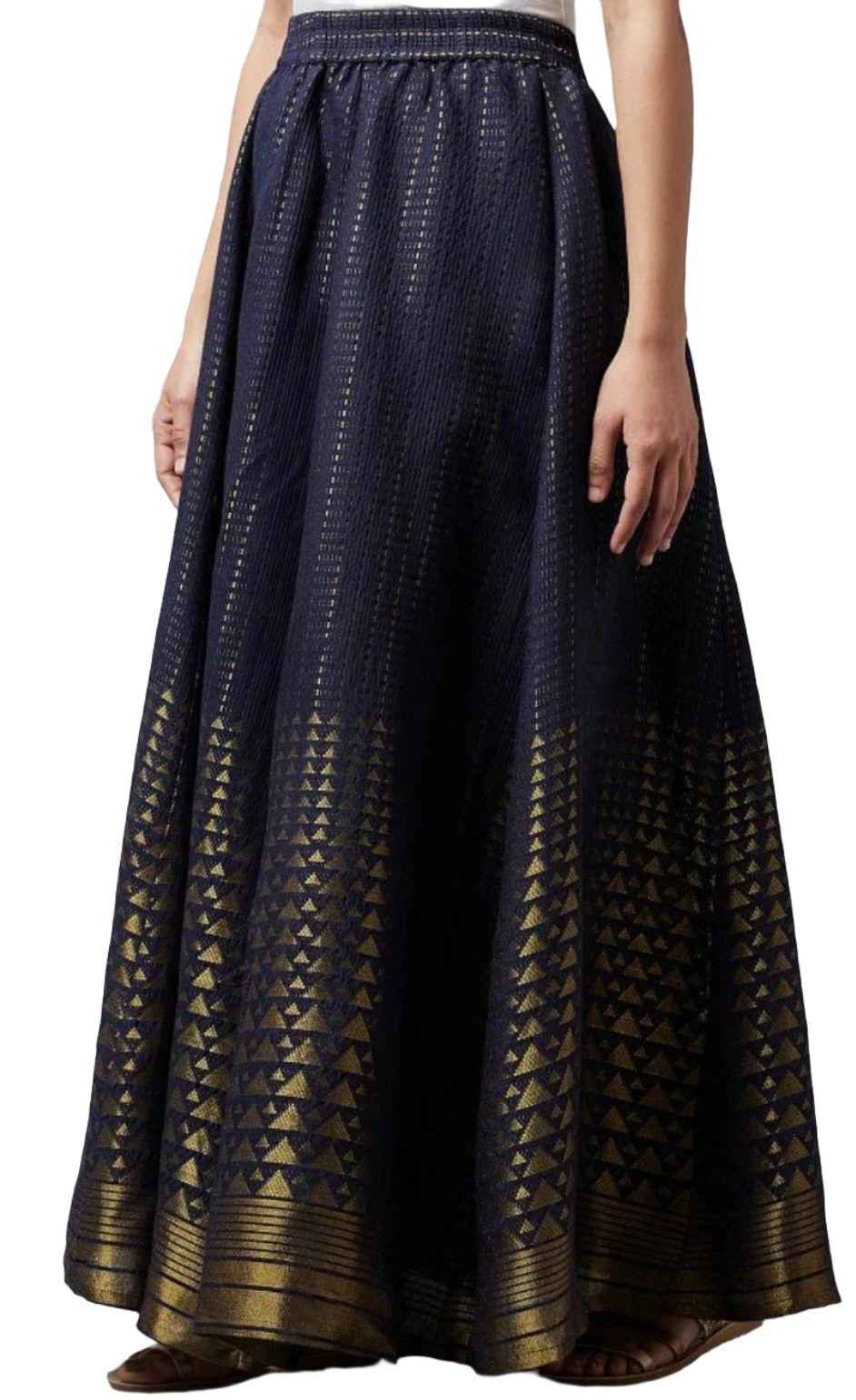 Navy Printed Skirt in Berlin