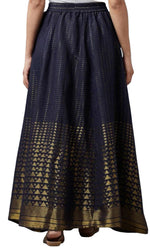 Navy Printed Skirt in Berlin