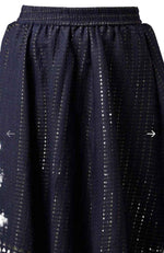 Navy Printed Skirt in Berlin