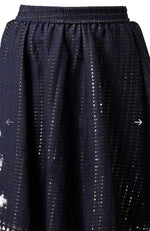 Navy Printed Skirt in Berlin