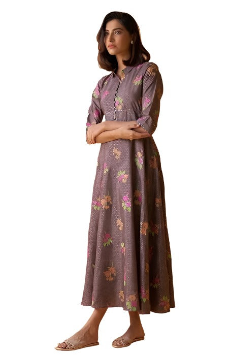 Purple Shirt Dress in Germany