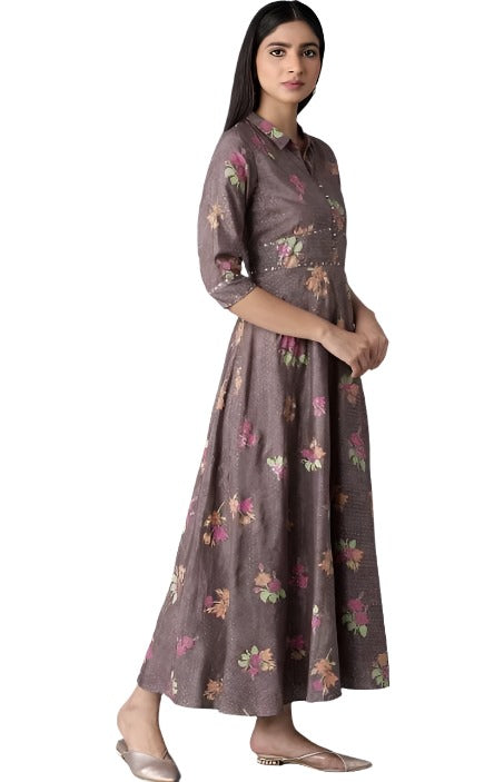Purple Shirt Dress in Germany