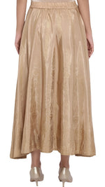 Gold Skirt With Foil Print in Berlin