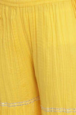 YELLOW COTTON SHARARA PANTS in Paris