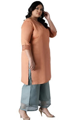 Sea Green Solid Parallel Pants in Essen