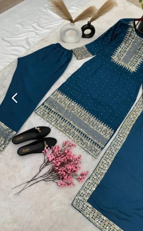 Chinnon Silk Embroidery Suit in Germany