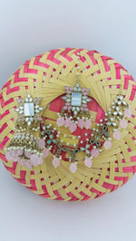Mirror work Earrings & Maang Tikka set in Germany
