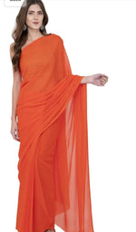 Bollywood Plain Georgette Saree in Berlin