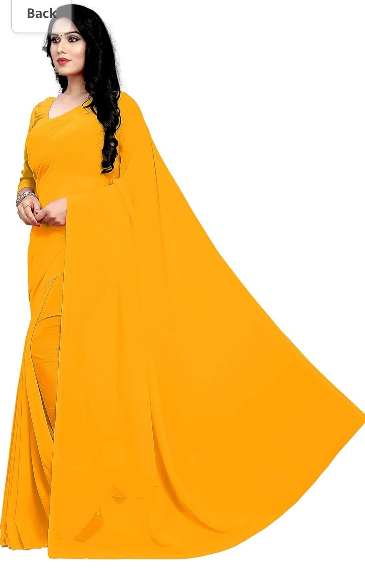 Bollywood Plain Georgette Saree in Berlin