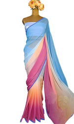 ALIA BHATT BLUE SAREE IN GERMANY