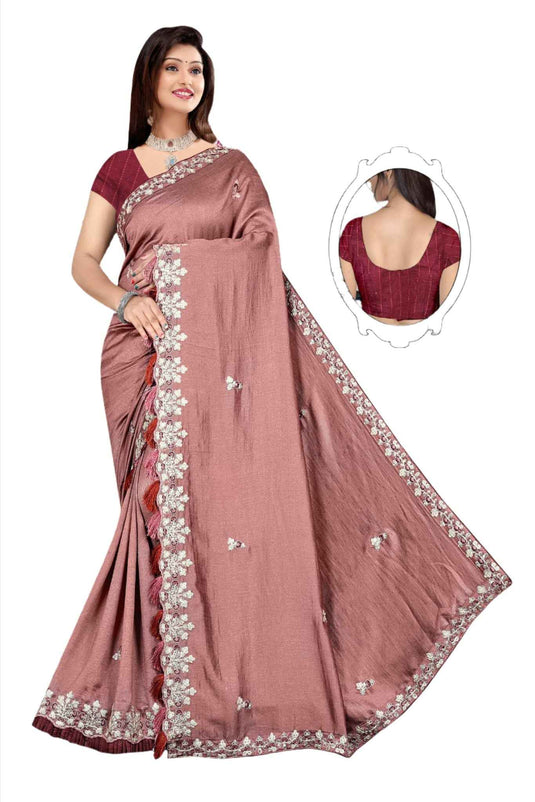 Partywear  Silk Saree with  in Leipzig