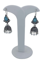Silver Plated Stone  Earrings Brass Jhumki Earring in Berlin