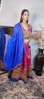 Cotton Embroidered Chaniya Choli in Berlin