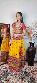 Cotton Embroidered Chaniya Choli in Berlin