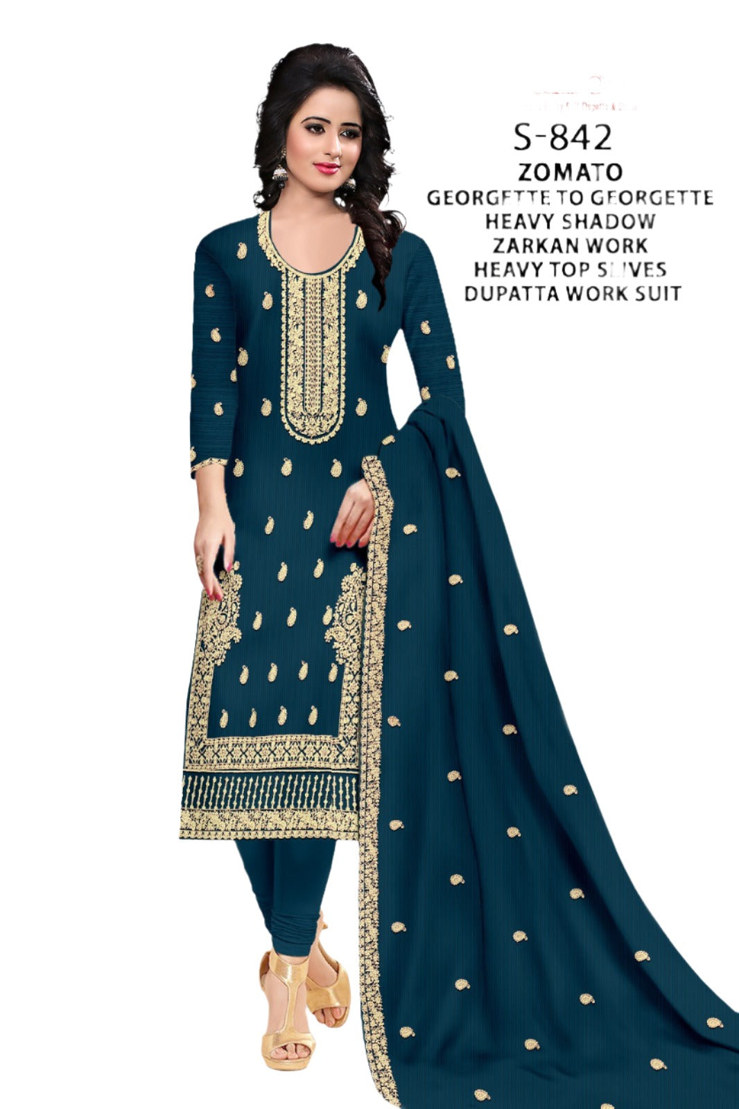 Georgette Heavy Zarkan Works Suit in Berlin