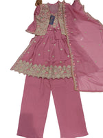 Girls Georgette Kurti Pant Set in Germany