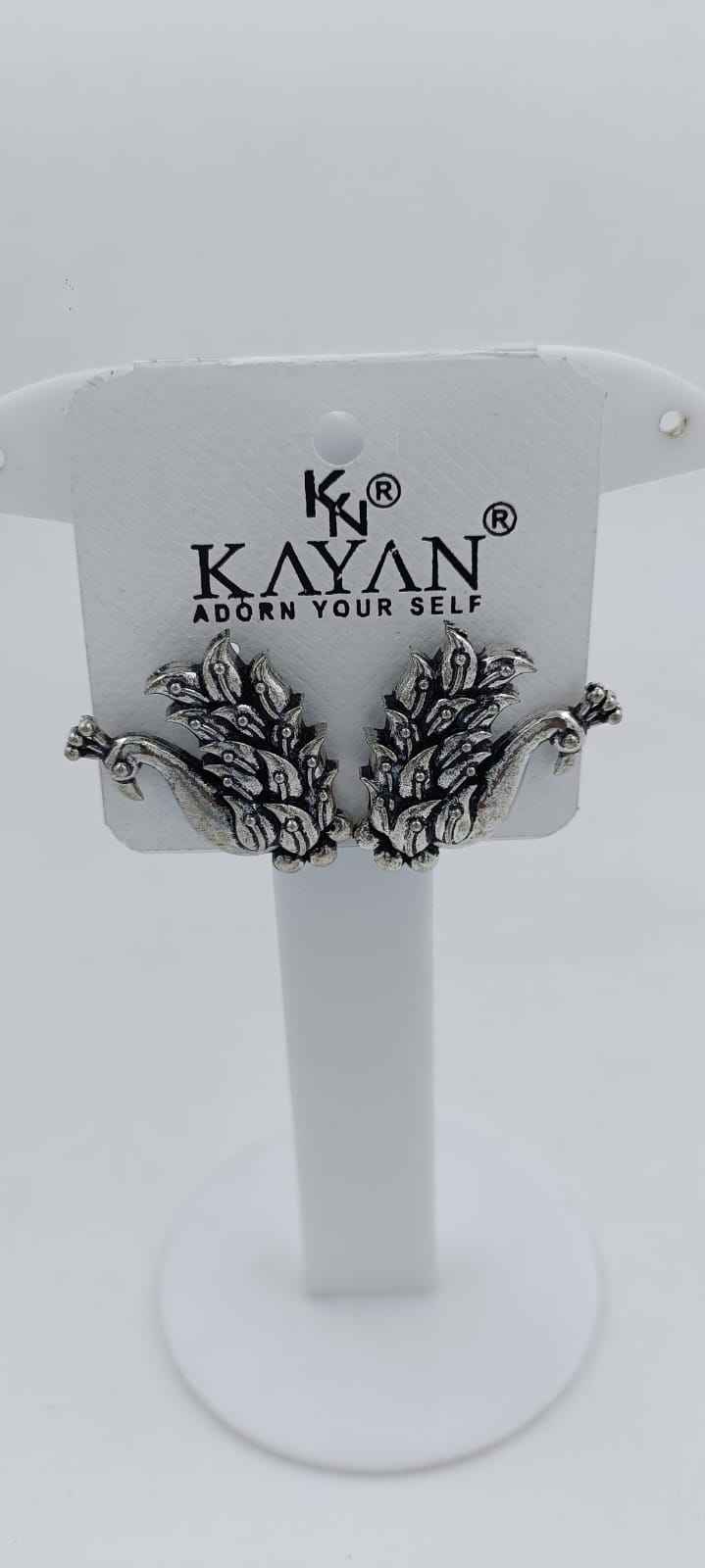 Silver-Plated Stone-Studded Earring in Munich