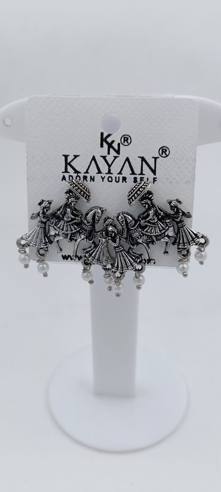 Silver Oxidised Earrings in Berlin