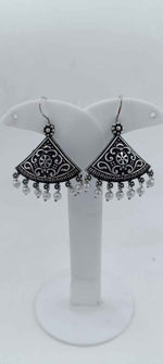 Silver oxidised Women earrings in Germany