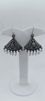 Silver oxidised Women earrings in Germany