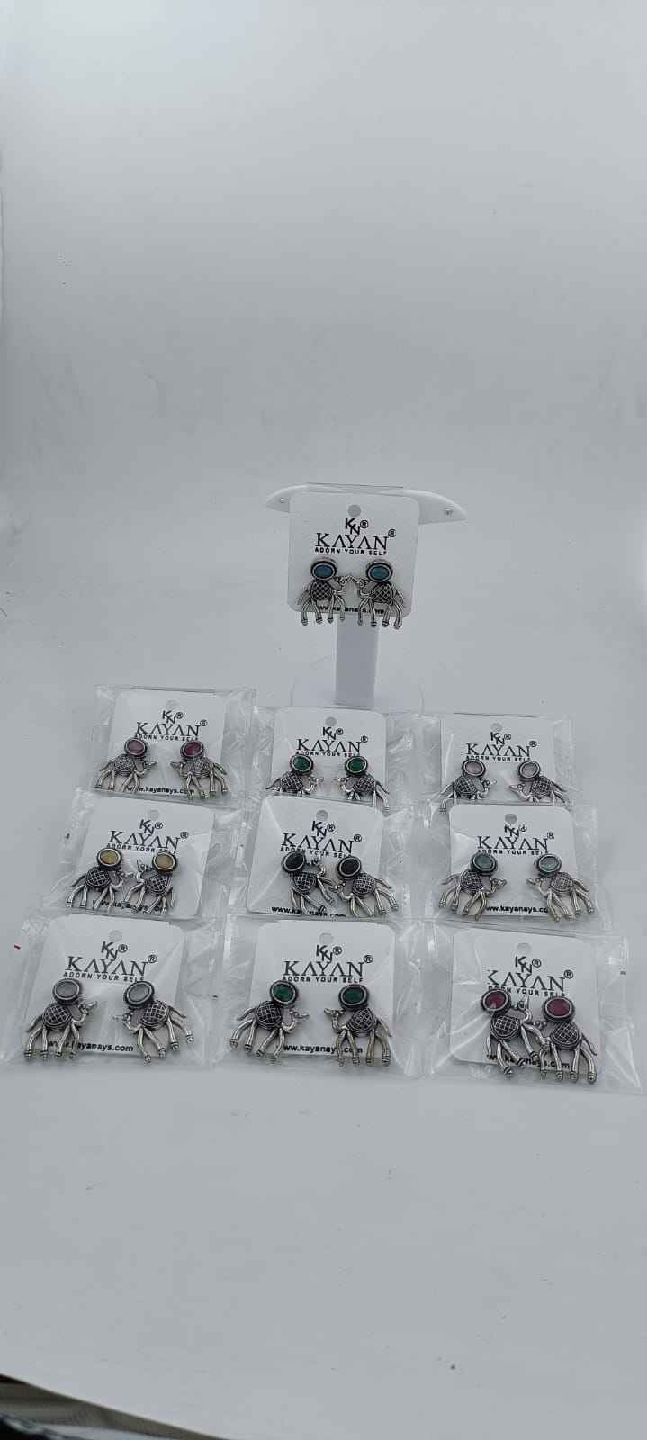 Camel German silver Earrings in Munich