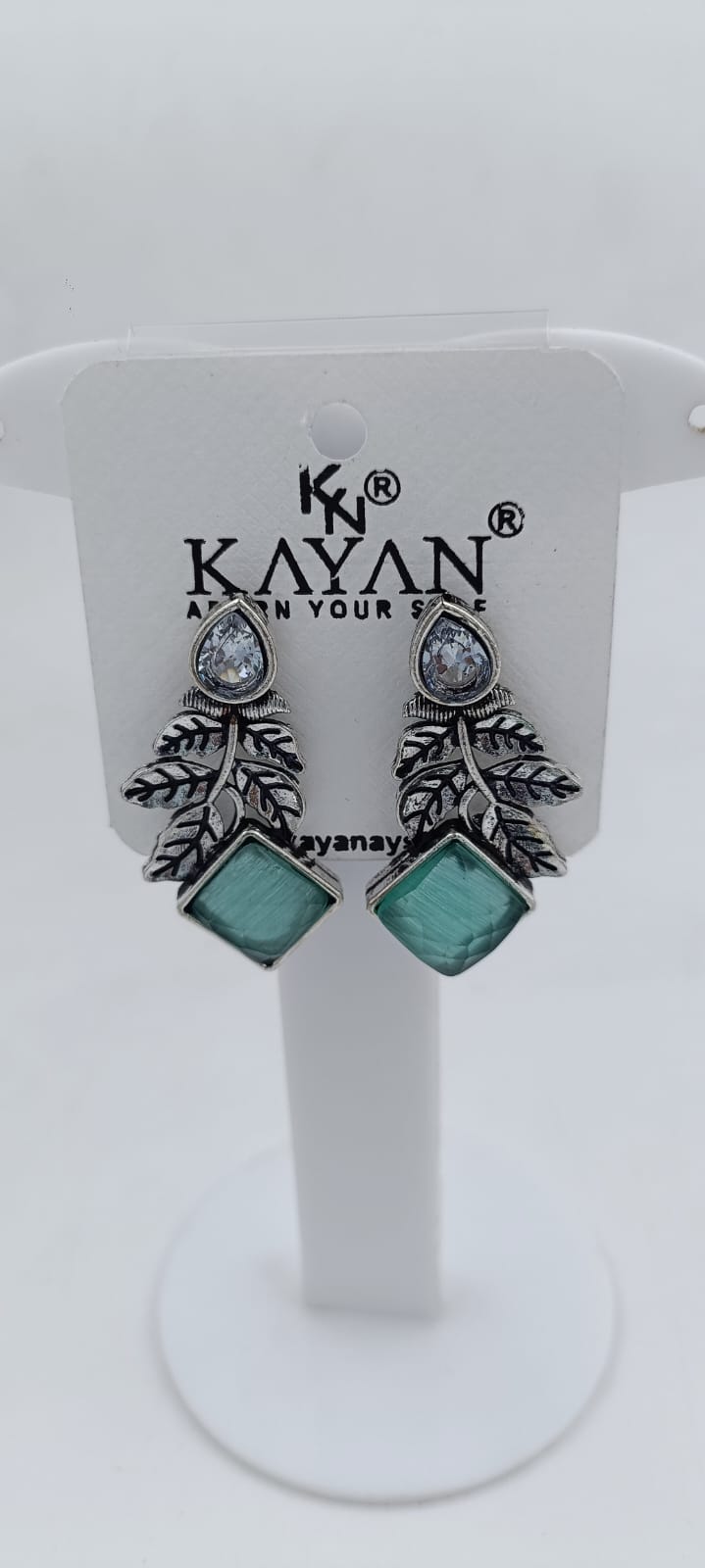 Oxidised Silver Stud Earrings in Germany