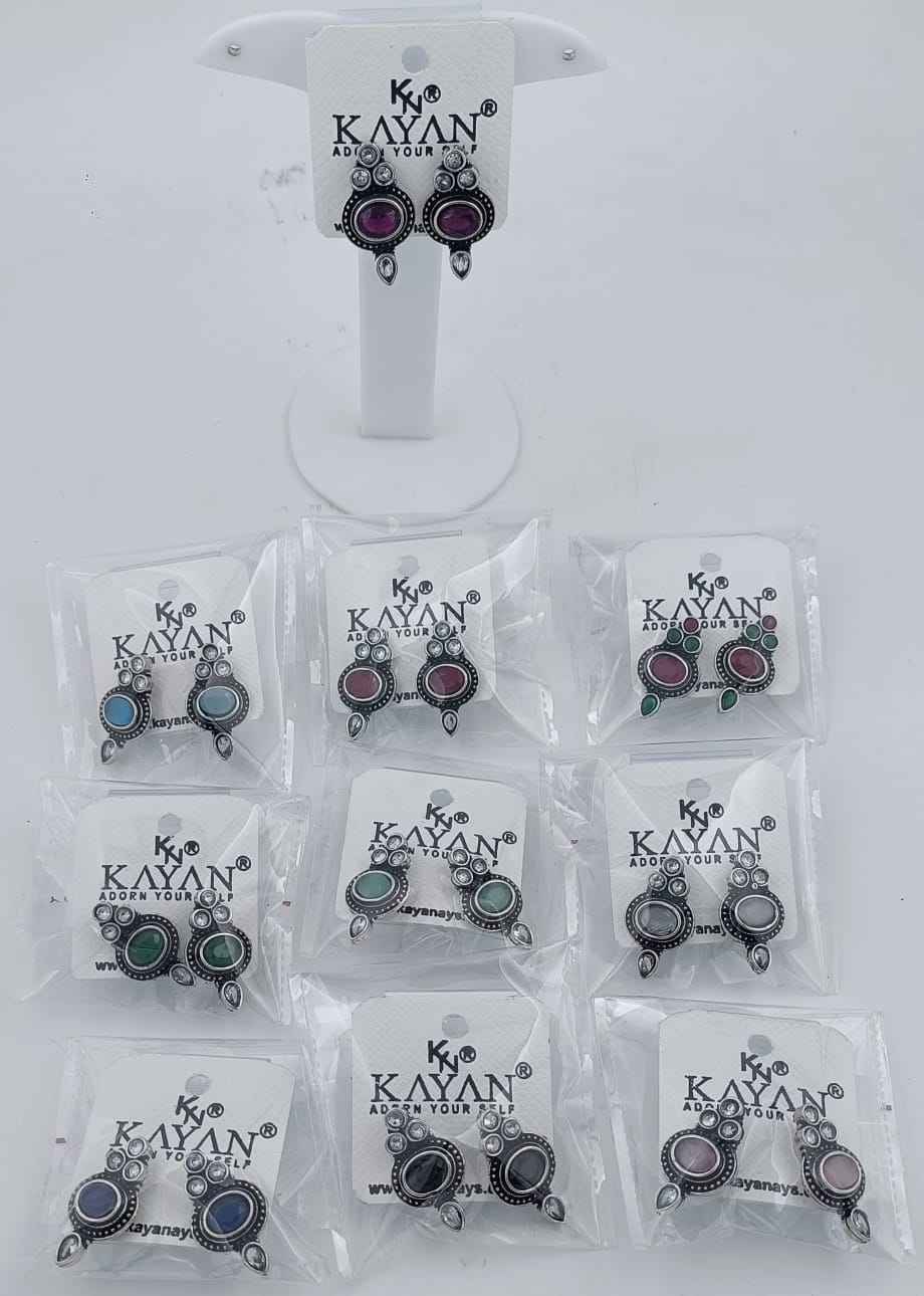 Silver cut stone Earring in Germany