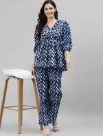 Women Co-Ord Set Chevron/Zig Zag Suit in Berlin