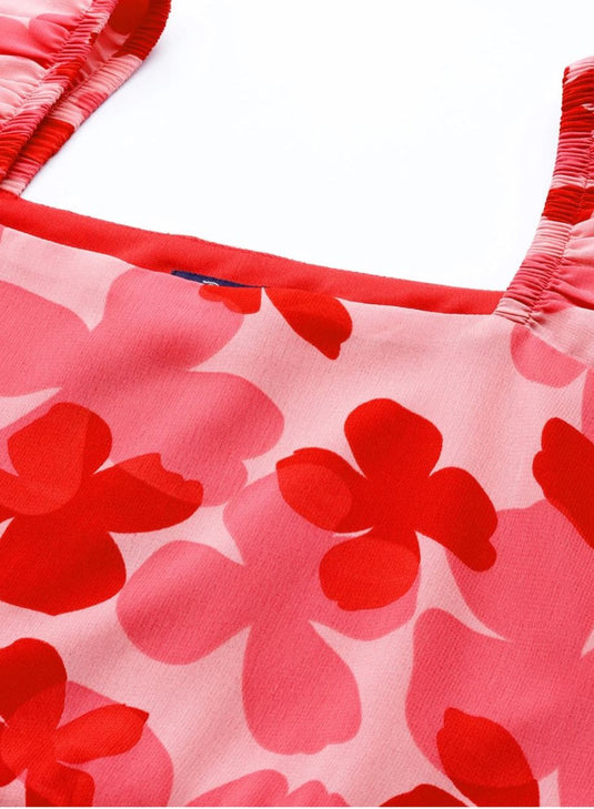 Women Fit and Flare Pink Dress in Germany