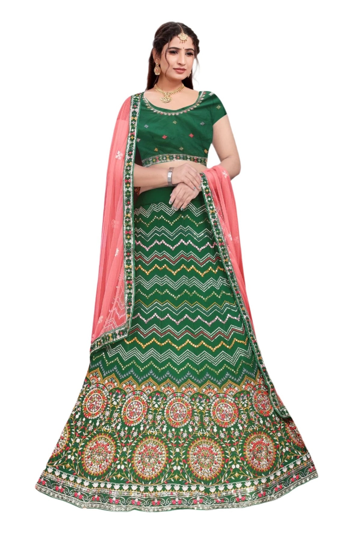 Silk Fabric complete Stitched Lehenga Choli in Berlin