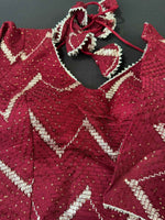 GEORGETTE CROCHET EMBROIDERY WORK BLOUSE IN GERMANY