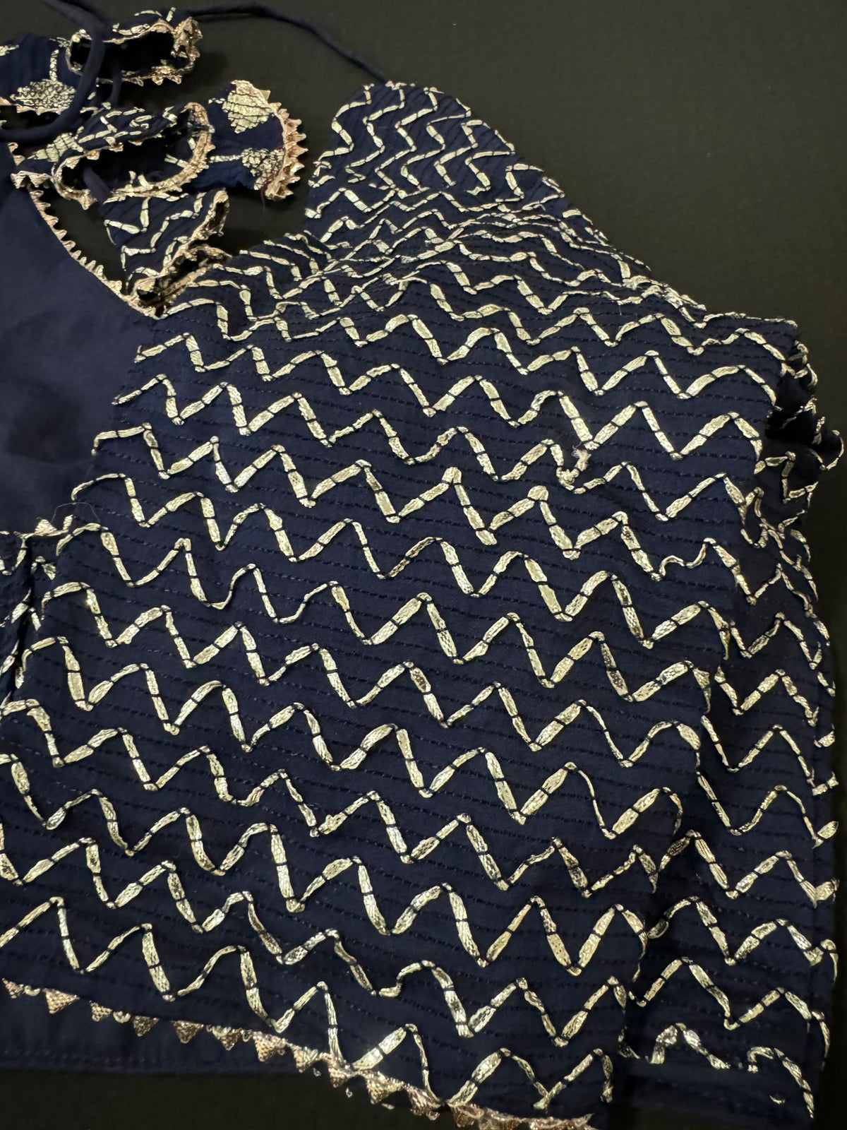 Women Embroidered Back Open Blouse in Munich