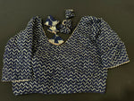 Women Embroidered Back Open Blouse in Munich