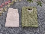 Boys Ethnic Motifs Printed Pure Cotton Kurta with Pyjamas in Germany