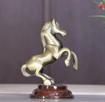 Metal Jumping Horse Statue in Munich