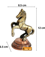 Metal Jumping Horse Statue in Munich