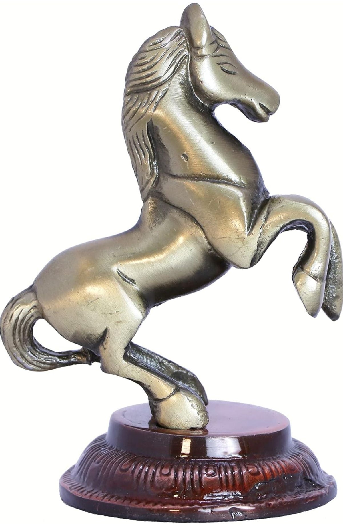 Metal Jumping Horse Statue in Munich