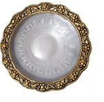 Metal Feng Shui Golden Tortoise on Glass Plate - 5.5 inches in Germany