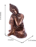 Resting Buddha on Knee Metal in Germany