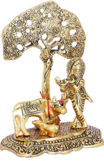 Home Decor & Gifts Metal Krishna With Cow in Munich