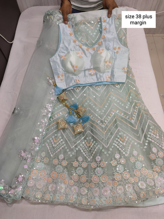 Latest Gota Work Embroidery lehenga in Germany