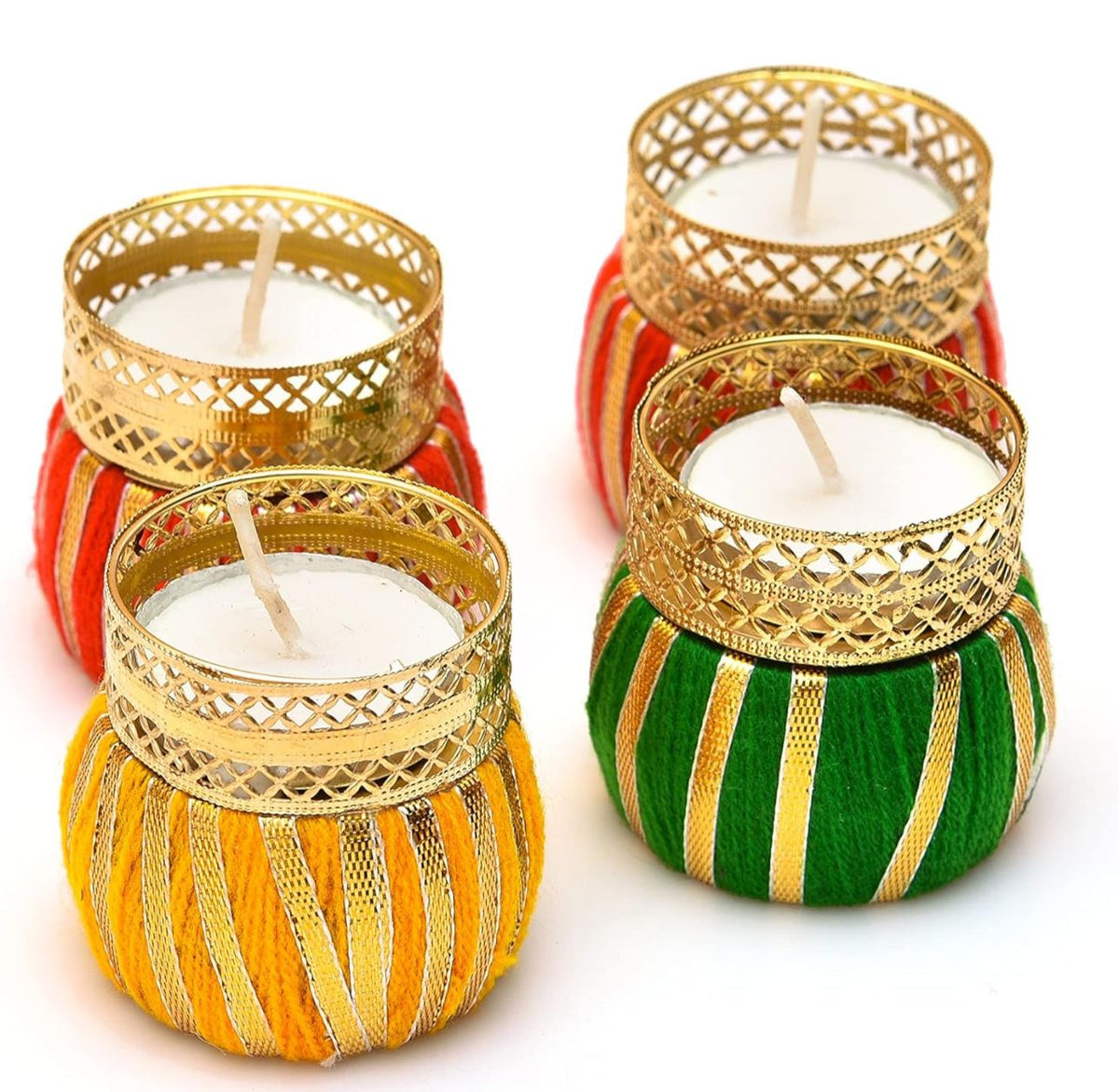 Dholak Diwali Diya  \ Tealight Holder Handcrafted Candle Stand in Berlin