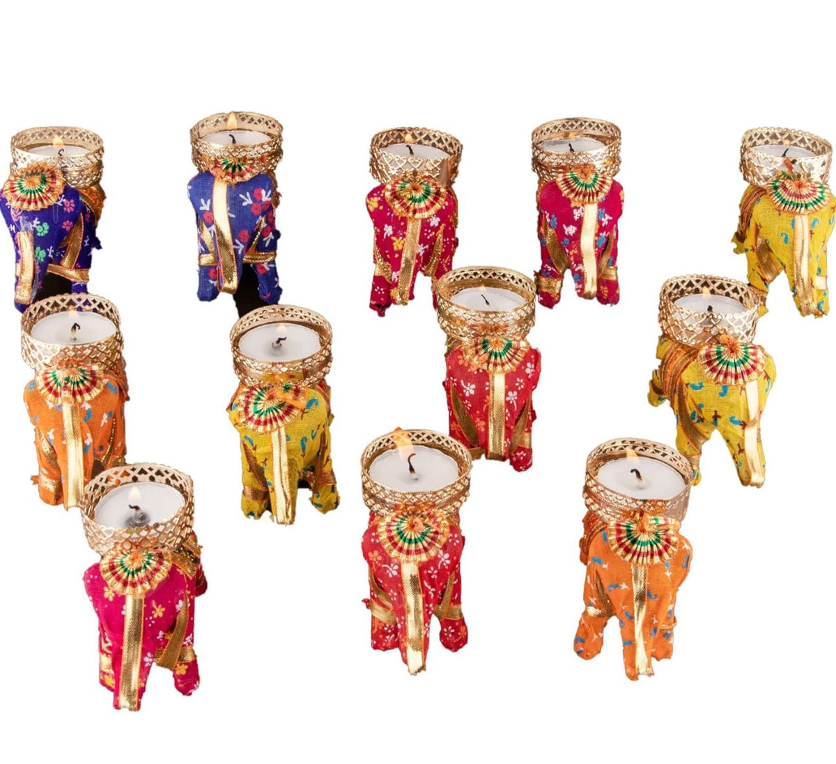 Elephant Diwali Diya \ Tea Lights Holder Candle Stand\Diya for Home Decor/Diwali in Munich